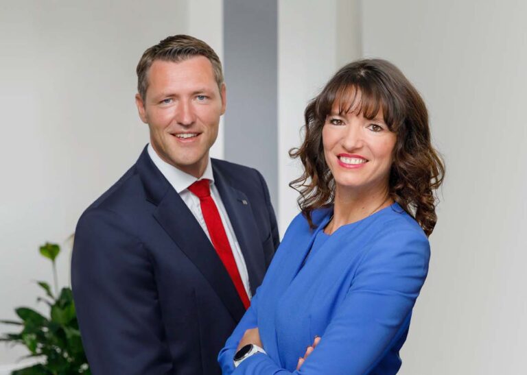 PSD-Vorstand Daniel Mohaupt und Sprecherin Grit Westermann